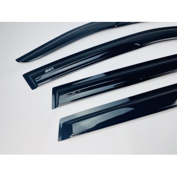 Дефлекторы окон Subaru Forester 2013-2018 накладные (DEFL) Q2-1